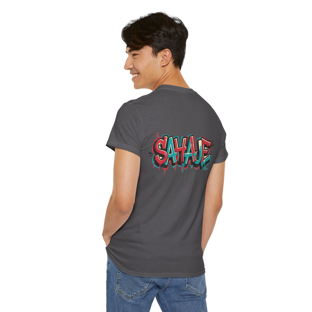 Graffiti "SAVAJE" Tee - Urban Streetwear Graphic T-Shirt