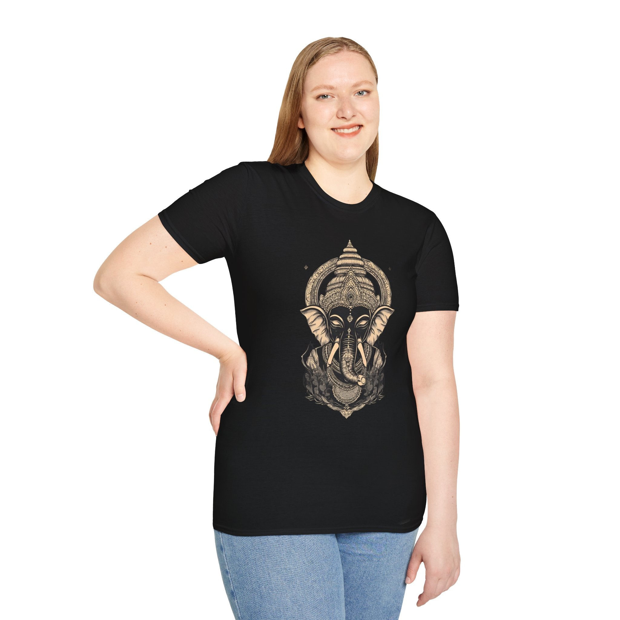 Ganesha Elephant Graphic T-Shirt