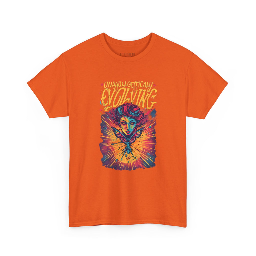 Evolving Alien Graphic Tee — "Unnaturally Evolving" Sci‑Fi Art T-Shirt