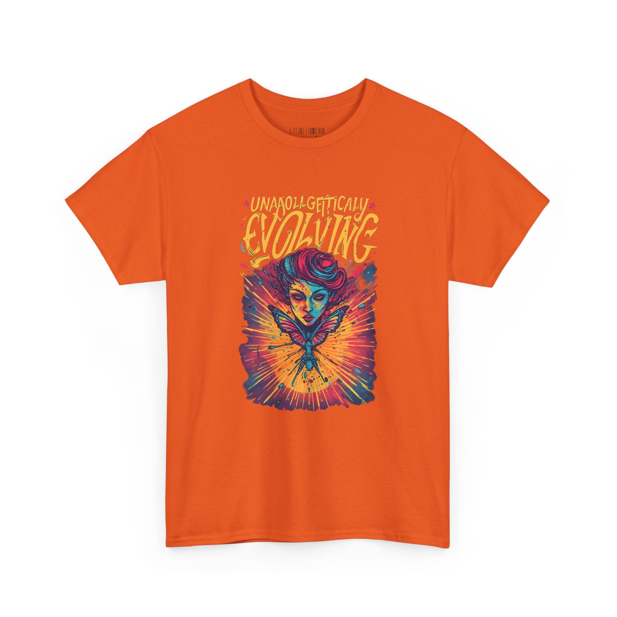 Evolving Alien Graphic Tee — "Unnaturally Evolving" Sci‑Fi Art T-Shirt