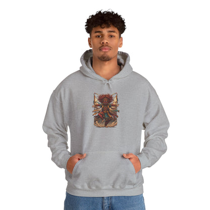 Mystic Sunflower Spirit Hoodie — Boho Meditation Floral Graphic Sweatshirt