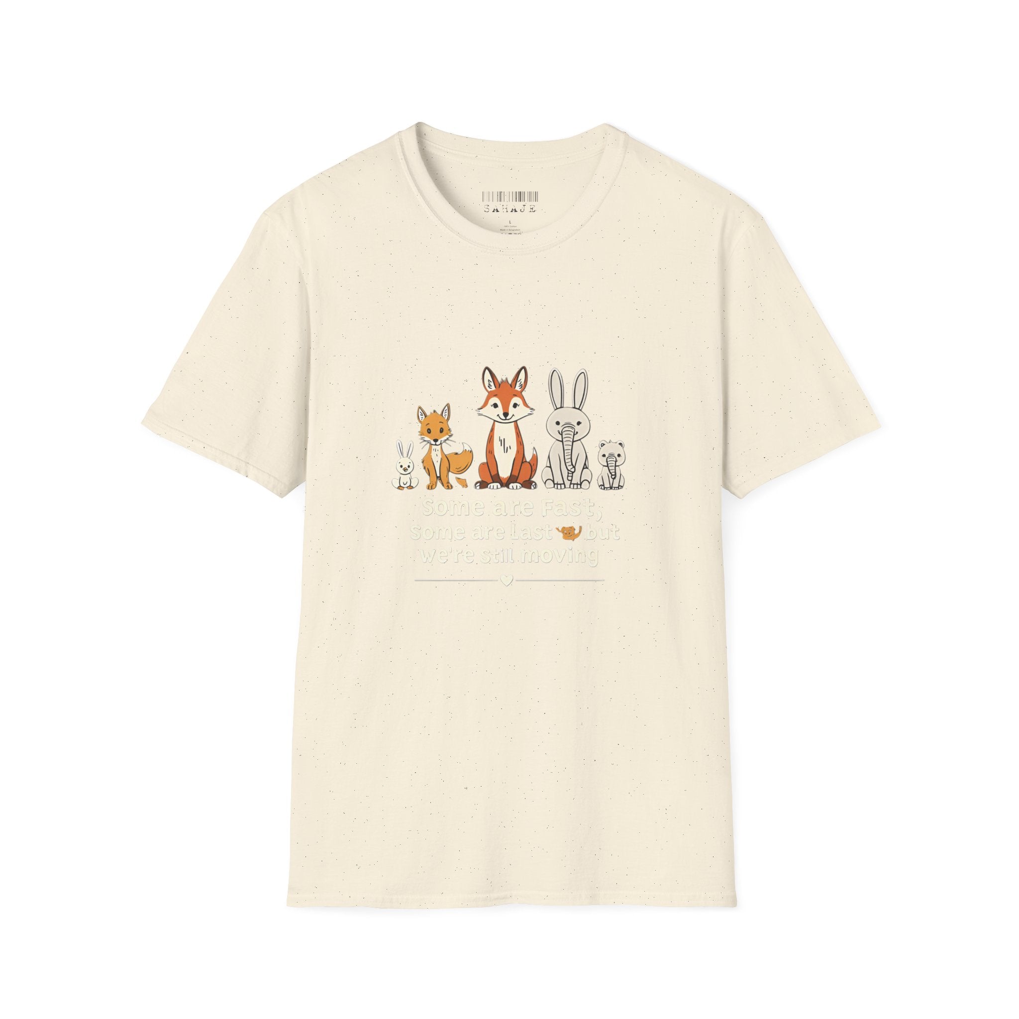 Woodland Friends T-Shirt — Cute Fox, Bunny & Squirrel Graphic