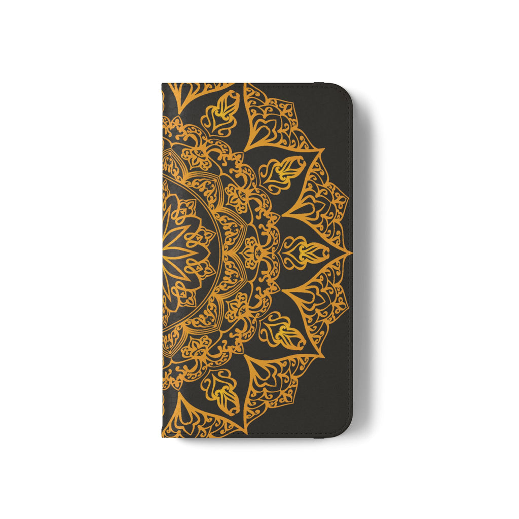 Elegant Mandala Flip Cases for Phones, Stylish Phone Wallet, Personalized Smartphone Cover, Perfect Gift for Occasions