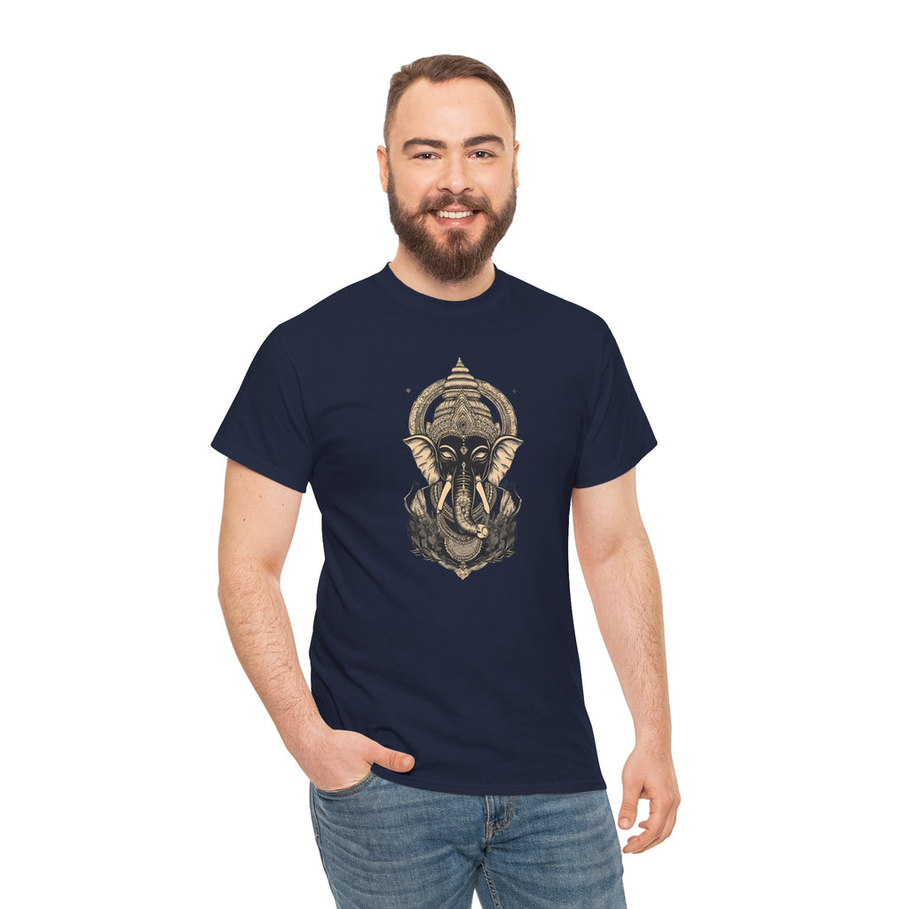 Elephant Mandala T‑Shirt — Spiritual Ganesha-Inspired Graphic Tee