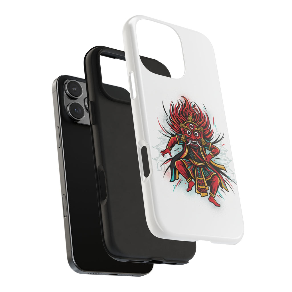Bhairava Tough Phone Case — Bold Hindu Deity Protective Cover