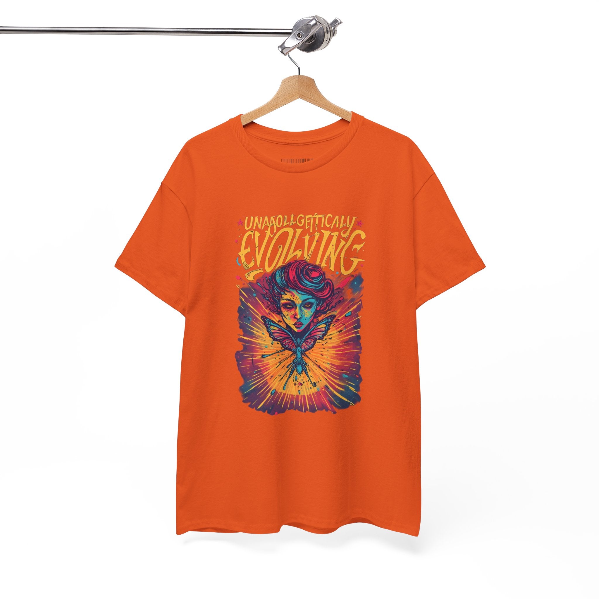 Evolving Alien Graphic Tee — "Unnaturally Evolving" Sci‑Fi Art T-Shirt