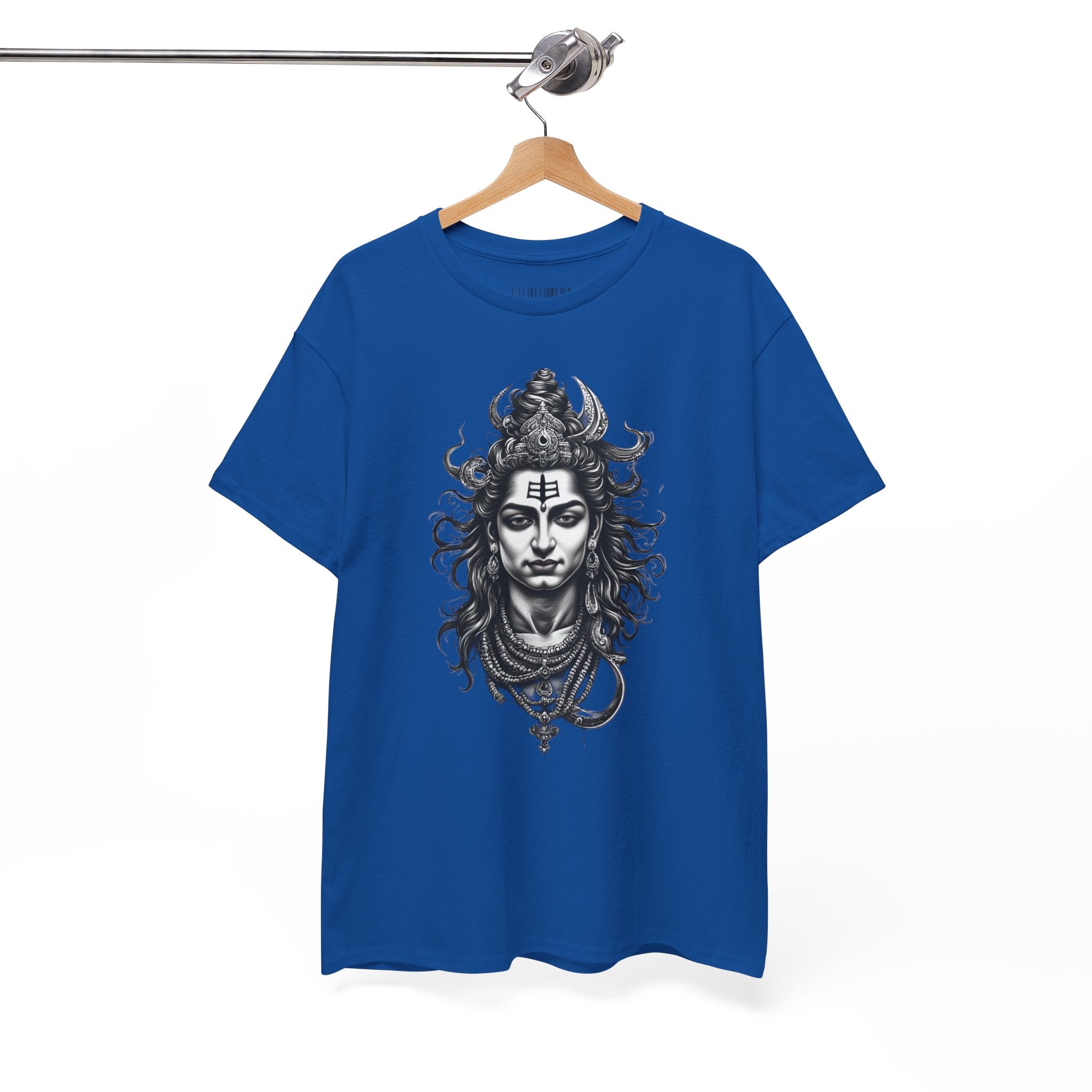 Shiva Portrait Tee — Hindu God Shiva Graphic T-Shirt