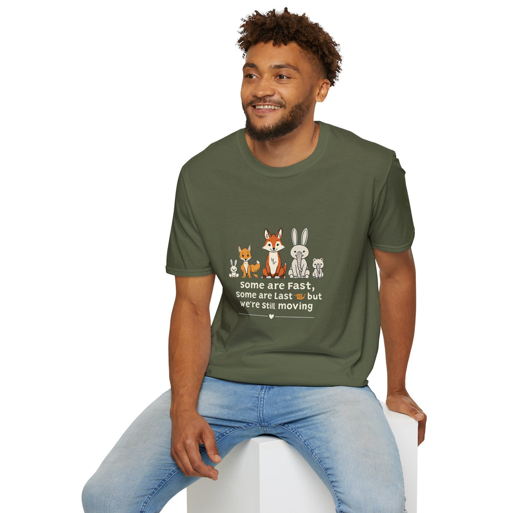 Woodland Friends T-Shirt — Cute Fox, Bunny & Squirrel Graphic