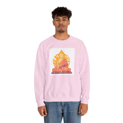 Buddha Graphic Sweatshirt — "Choose Compassion" Meditation Crewneck