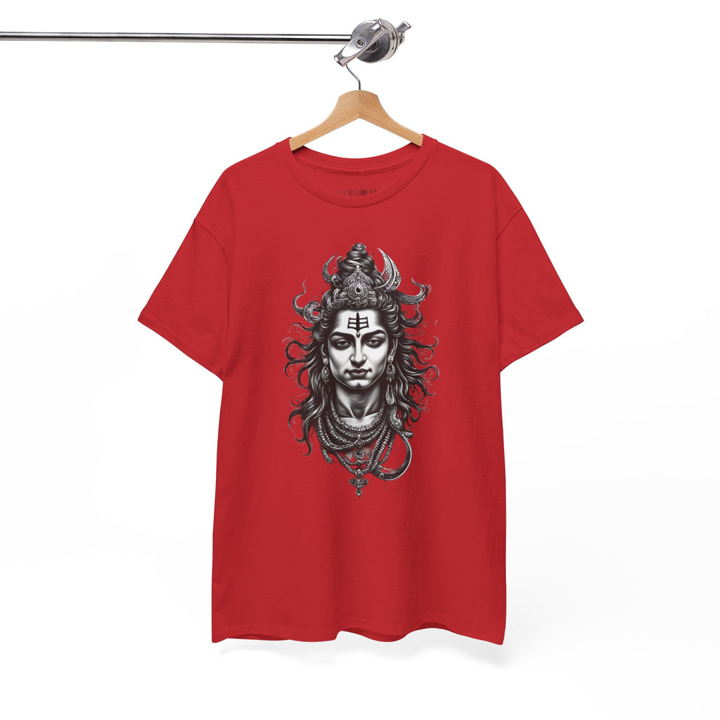 Shiva Portrait Tee — Hindu God Shiva Graphic T-Shirt