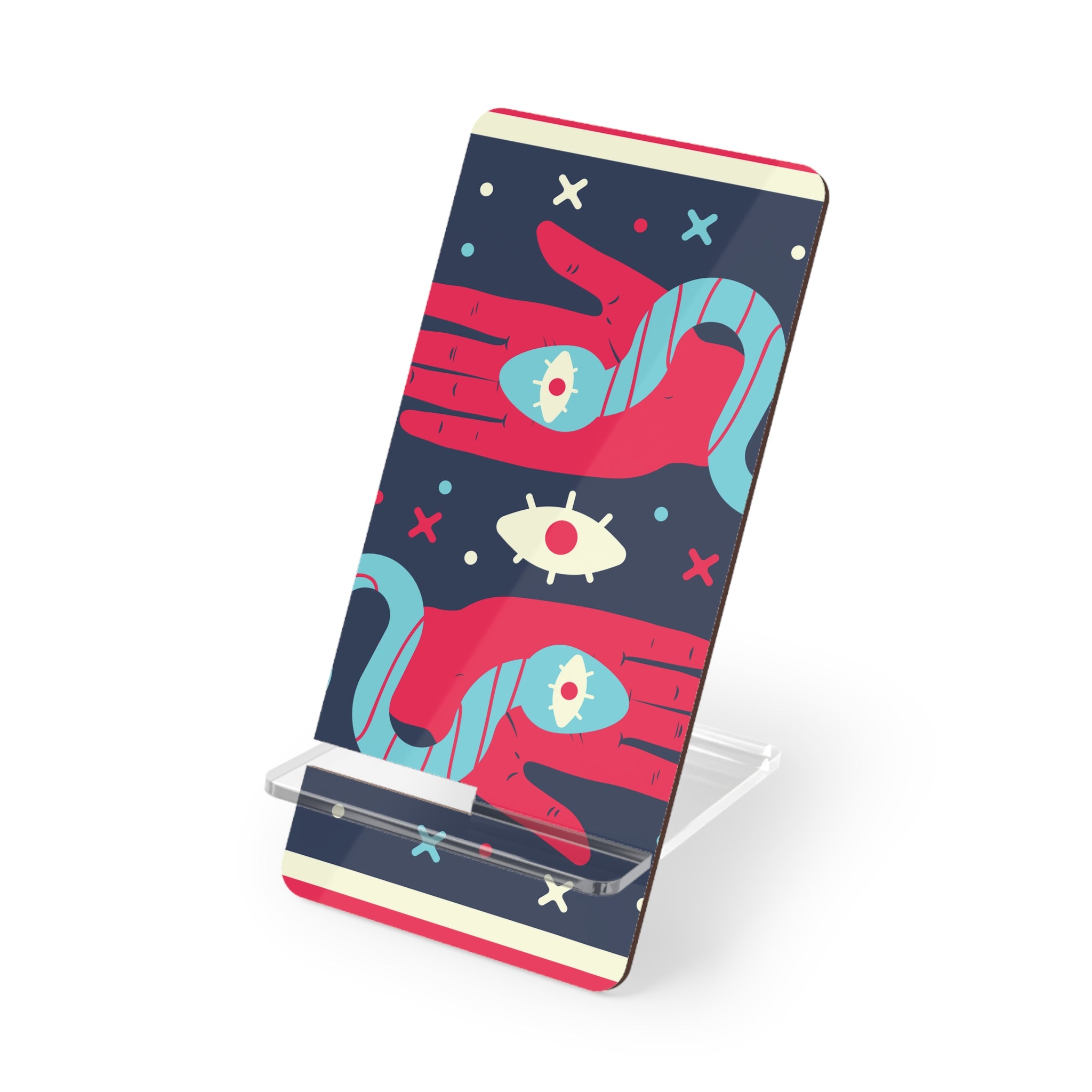 Colorful Smartphone Stand | Portable Phone Holder, Desk Accessory, Tech Gift for Students, Work from Home Decor