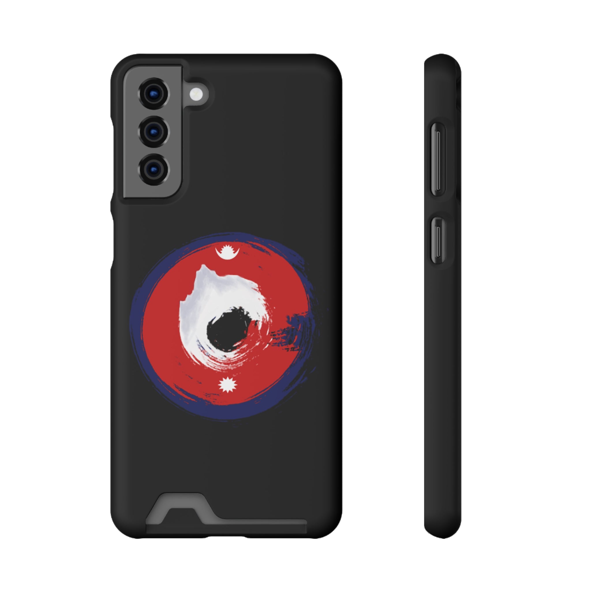 Sleek Phone Case with Card Holder – Unique Design, Gift for Students, Stylish Accessory, Everyday Use, Functional & Fashionable