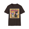 Don’t Give a Satrage T-Shirt — Funny Mouse & Donkey Cartoon Tee