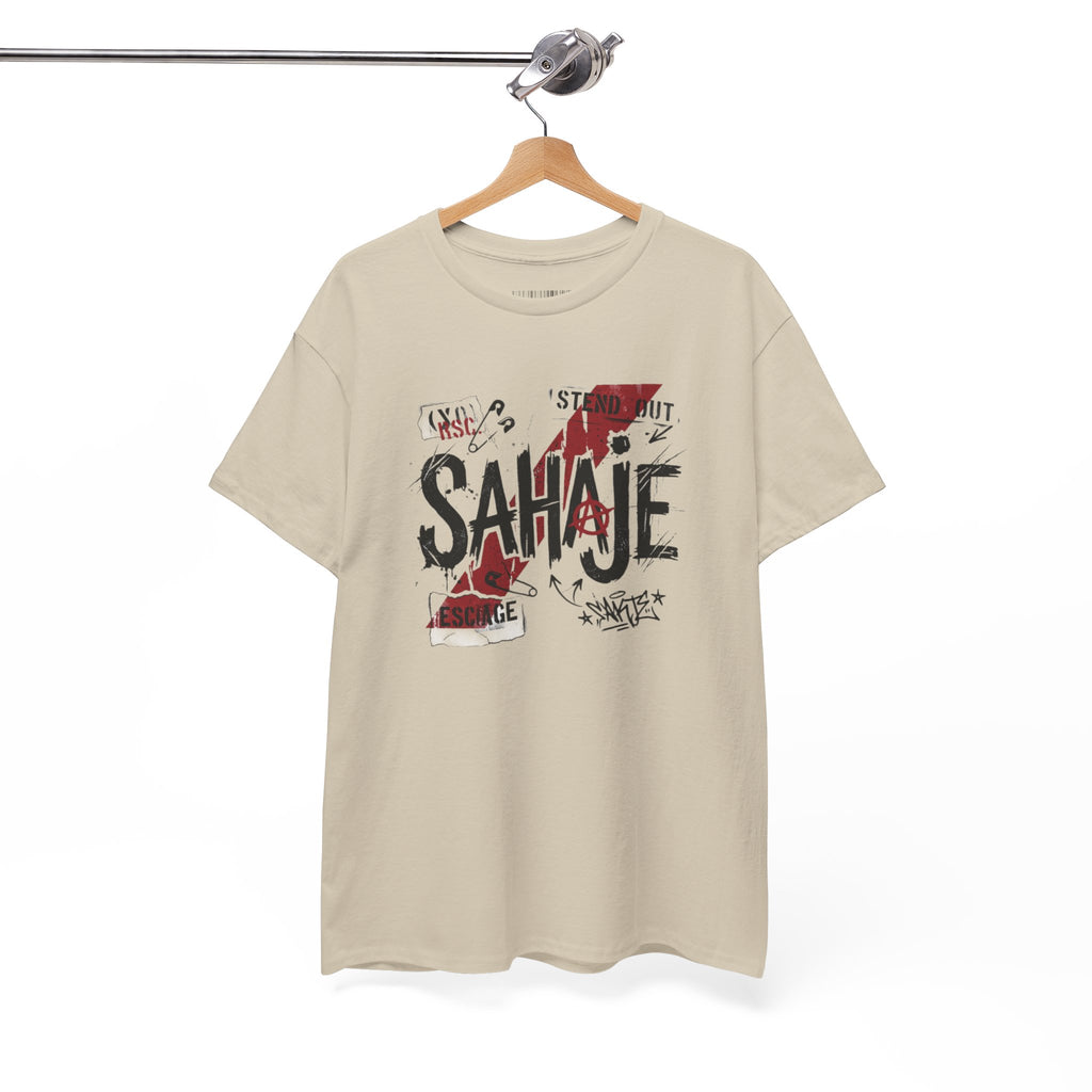 Sahaje Graphic Tee — Street Art Urban Casual T-Shirt