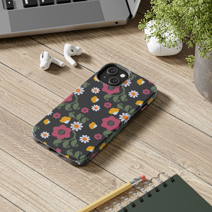 Floral Tough Phone Cases | Vibrant Protection for Everyday Use | Gift for Her, Trendy Accessories, Birthday, Mother's Day