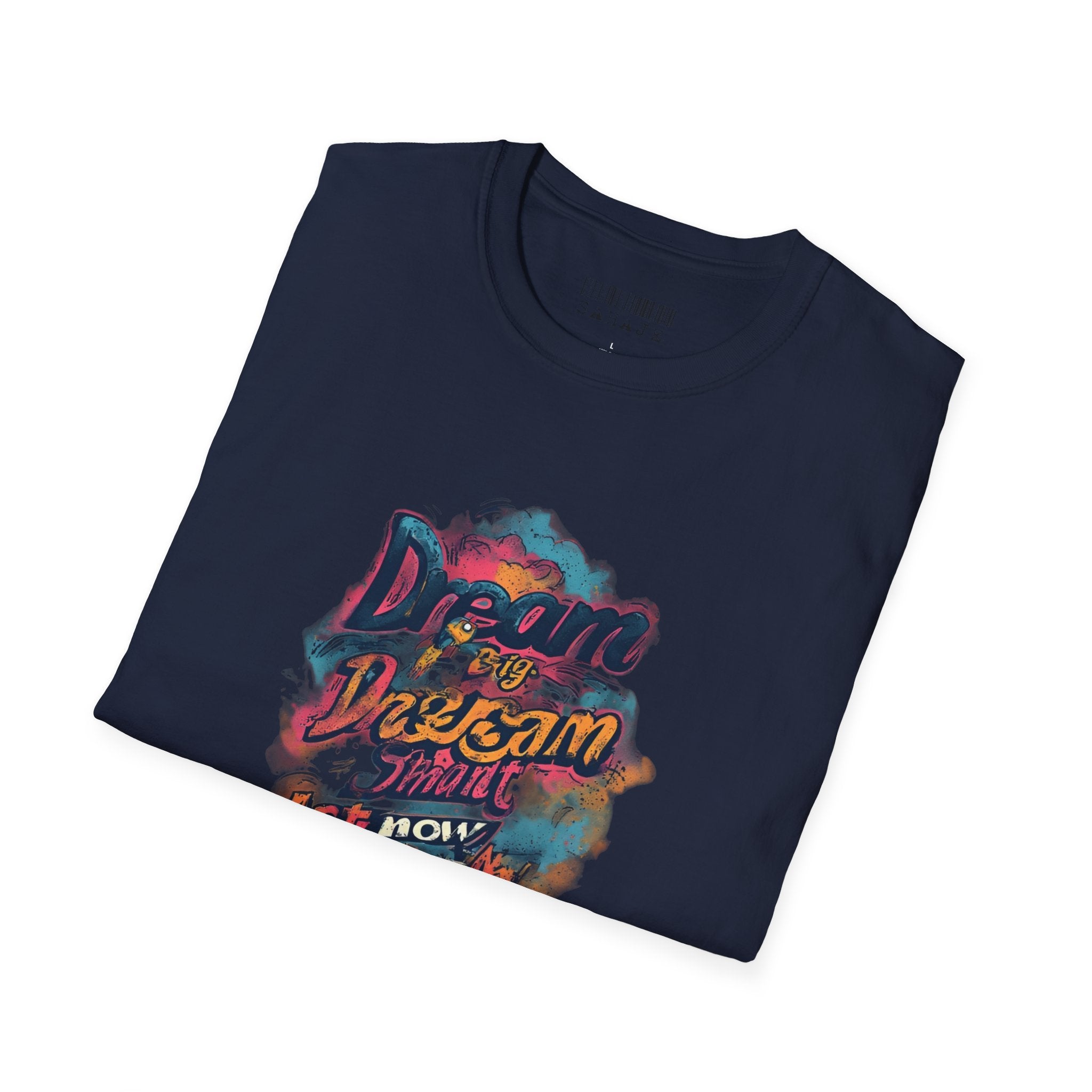 Dream Bigger Graphic T-Shirt — "Dream. Design. Do." Inspirational Tee