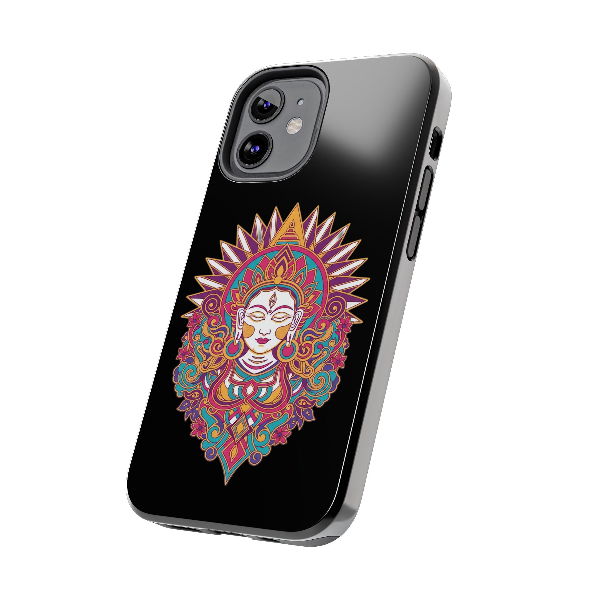 Buddha Mandala Tough Phone Case — Protective Spiritual iPhone Cover
