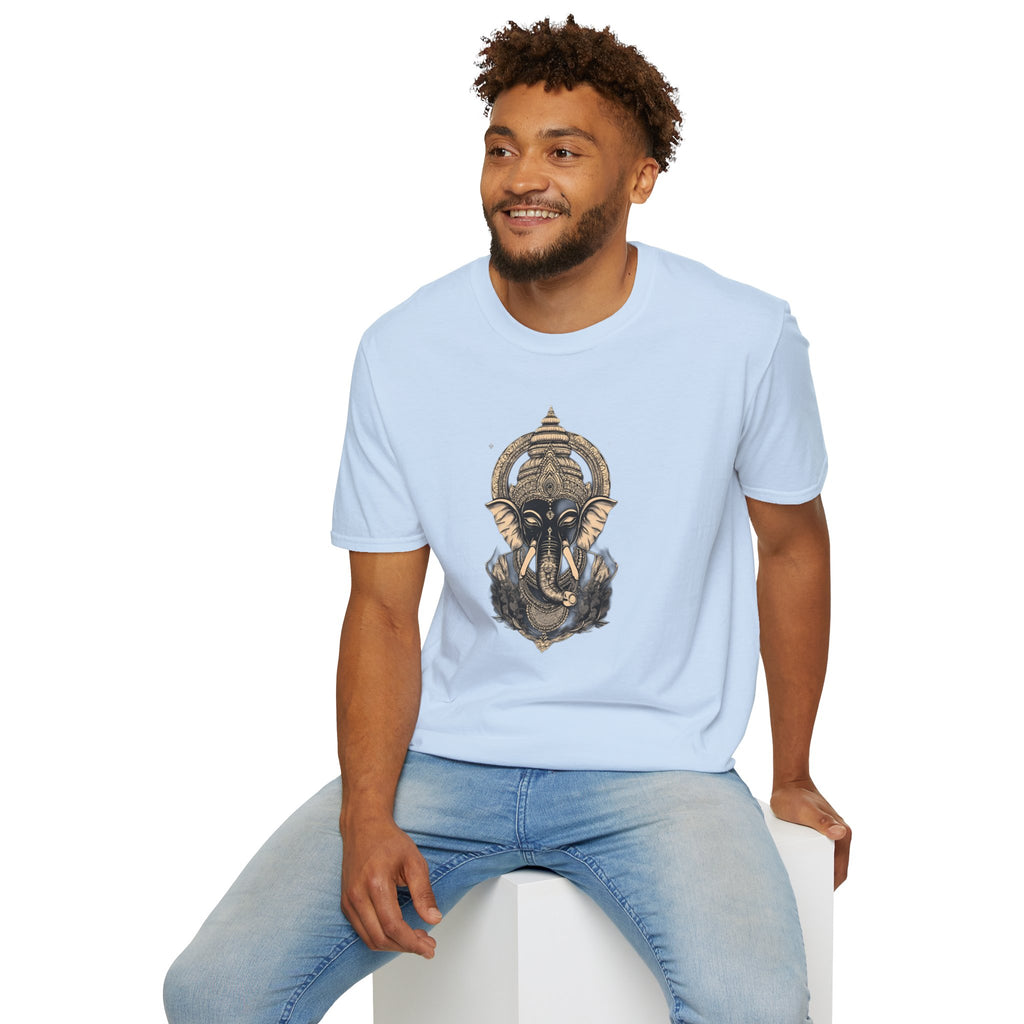 Elephant Mandala T-Shirt — Spiritual Ganesha Graphic Tee