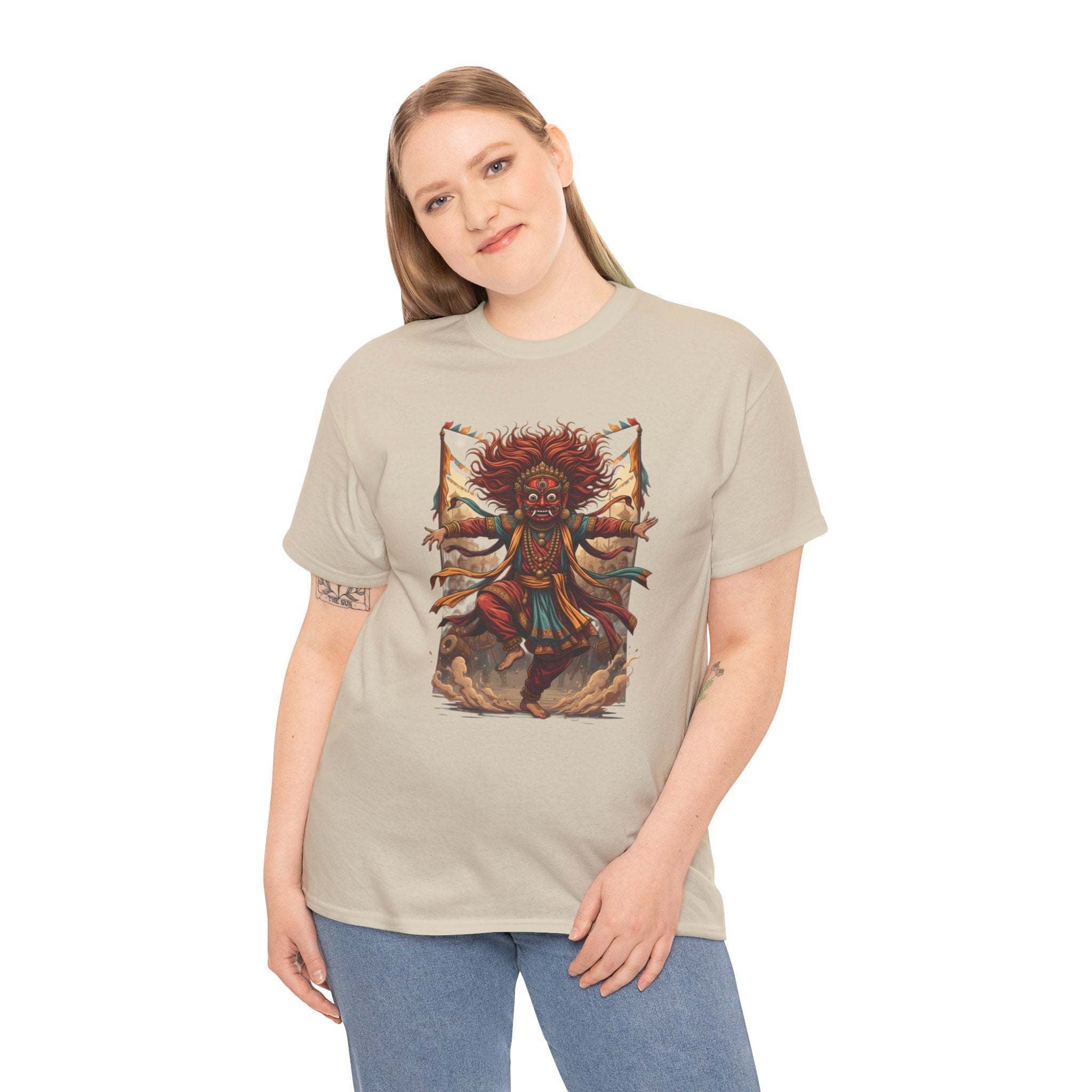 T-Shirt — Tribal Dancer Graphic Tee (Native Spirit Warrior Art)