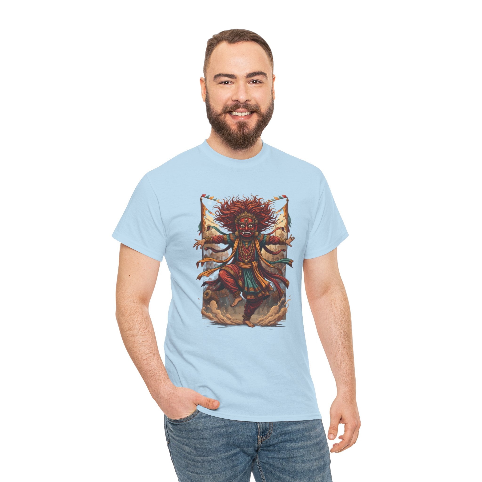 T-Shirt — Tribal Dancer Graphic Tee (Native Spirit Warrior Art)