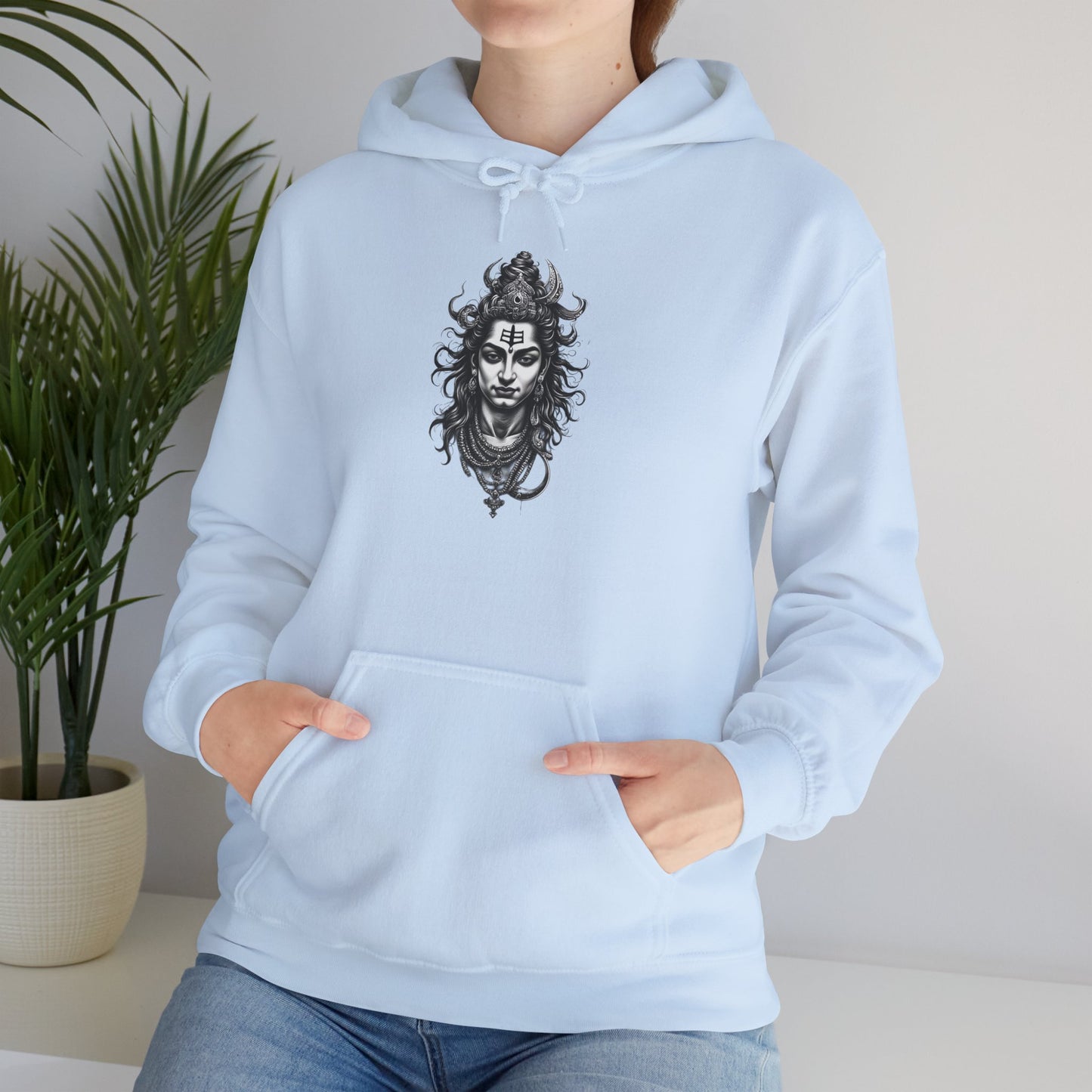 Skull Viking Hoodie — Norse Warrior Graphic Hooded Sweatshirt