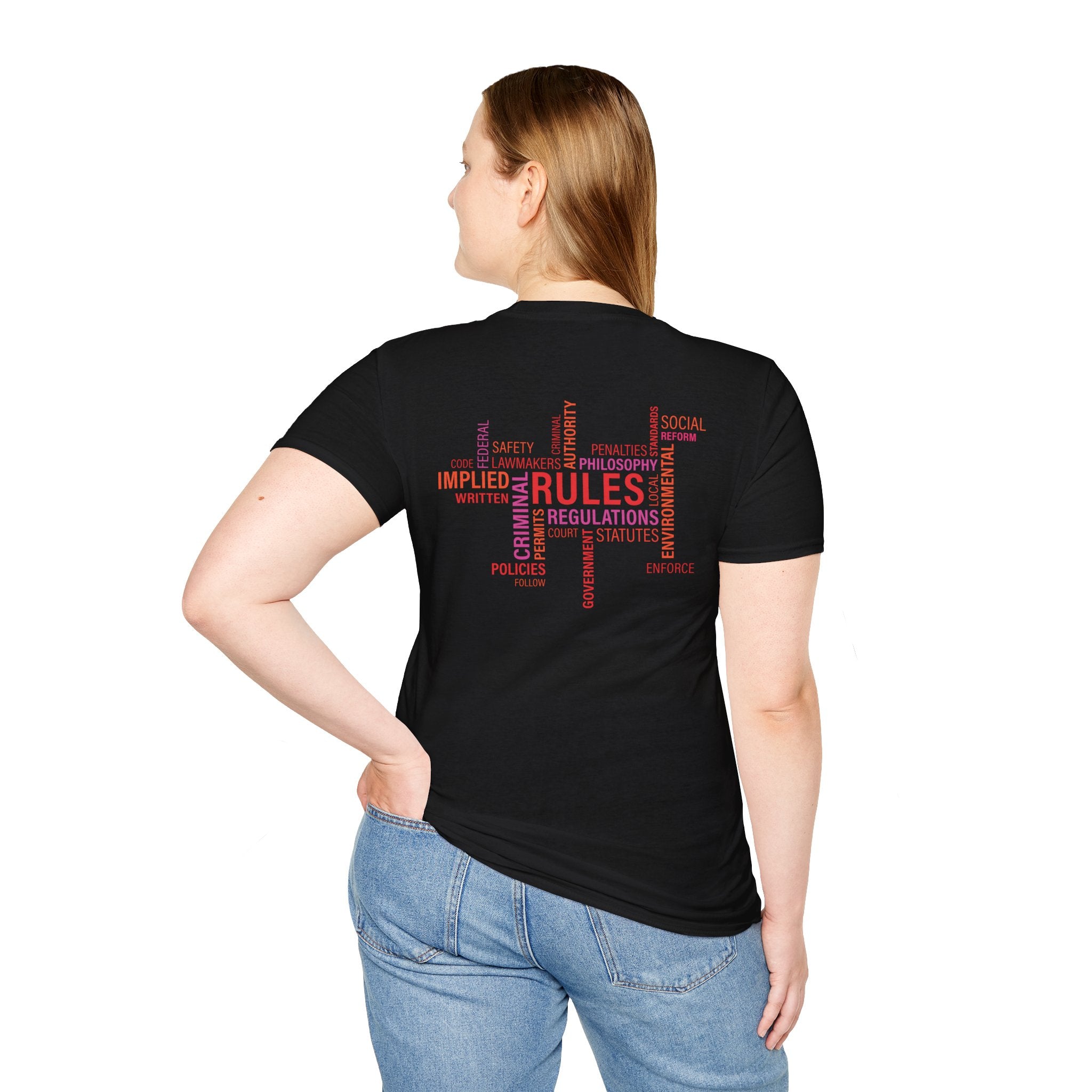 Ice Cream Twist T-Shirt — Colorful Swirl Back Print (Sahaje)