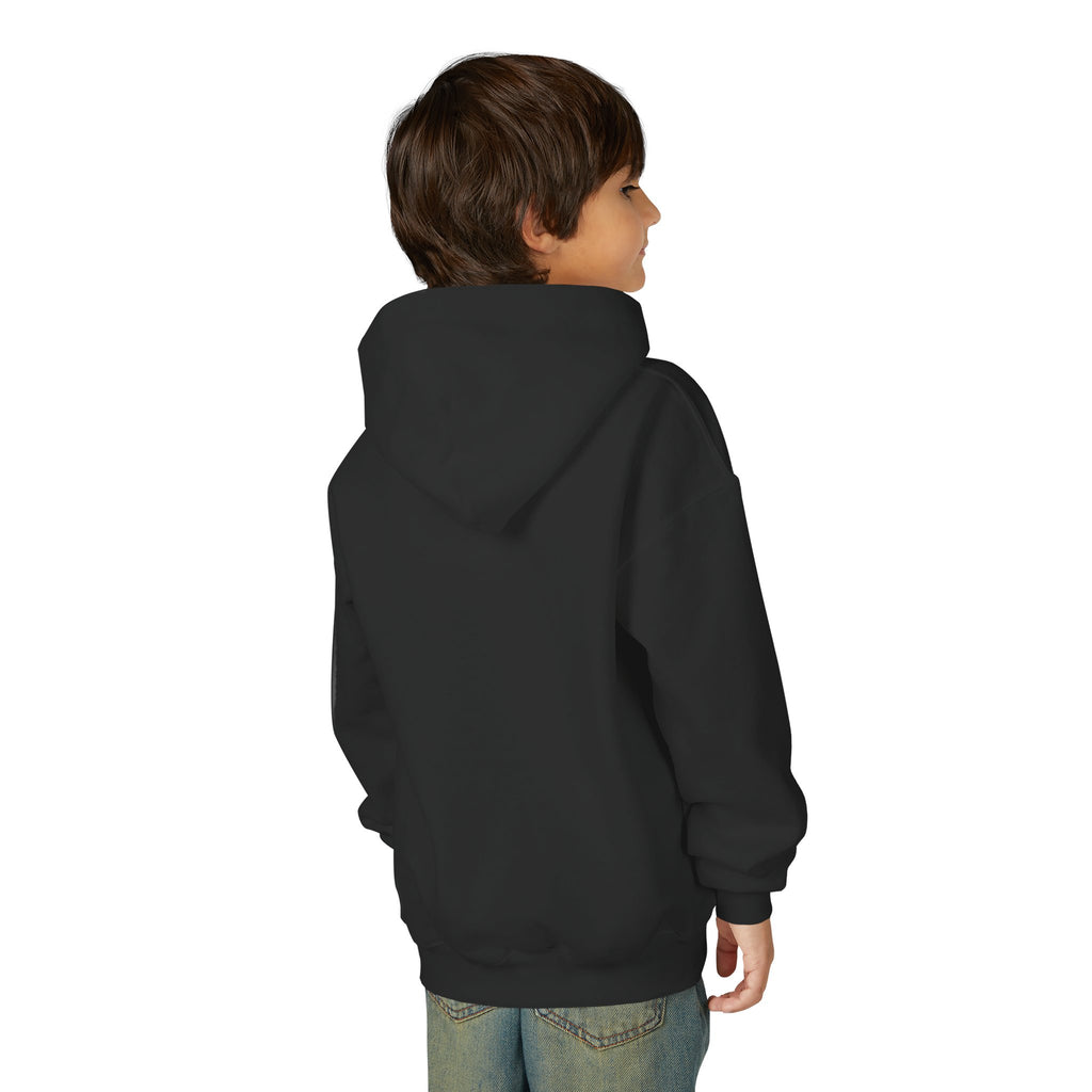 Youth Hoodie — Flaming Meditating Demon Graphic
