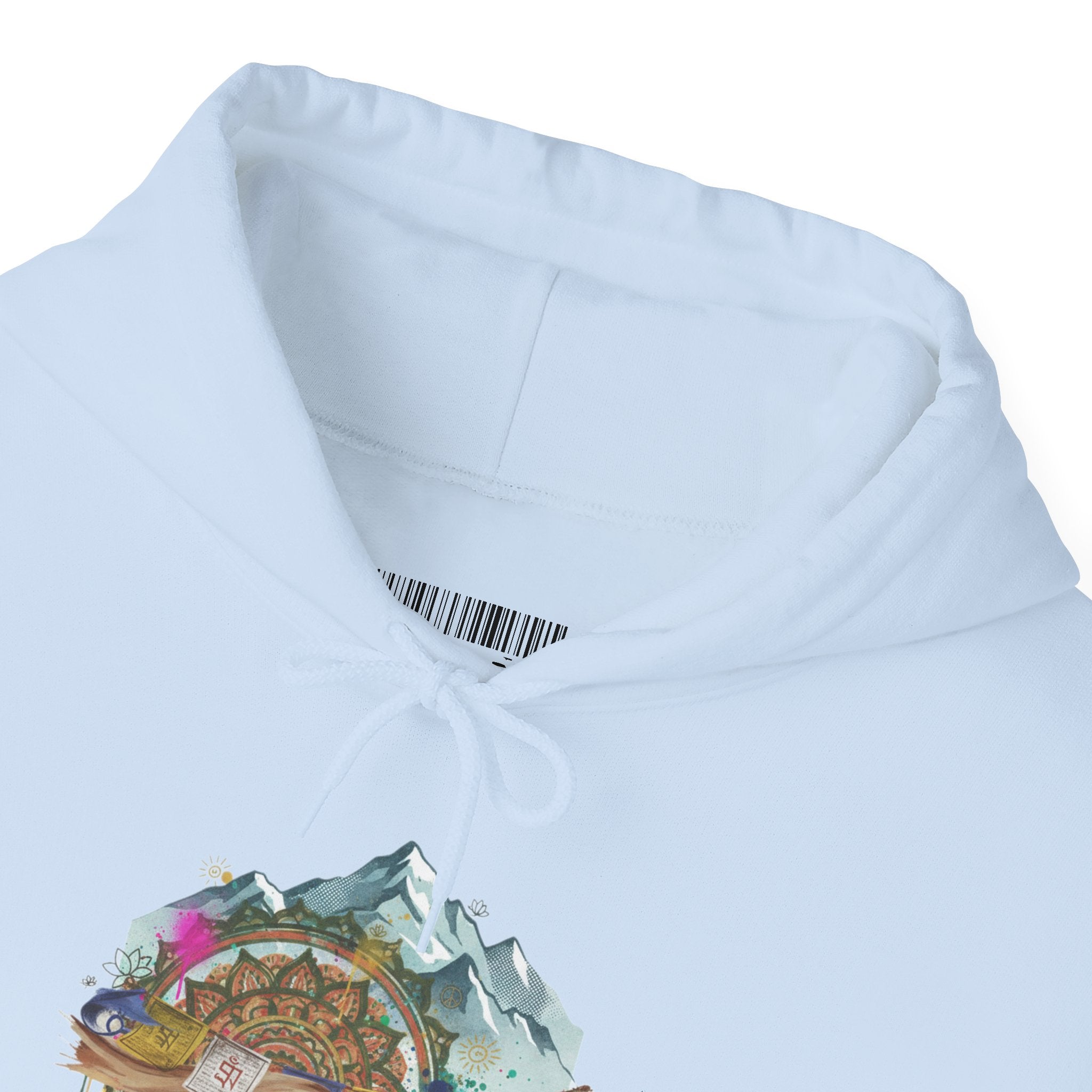 Adventure Landscape Hoodie — Cozy Mountain & Cabin Graphic Sweatshirt