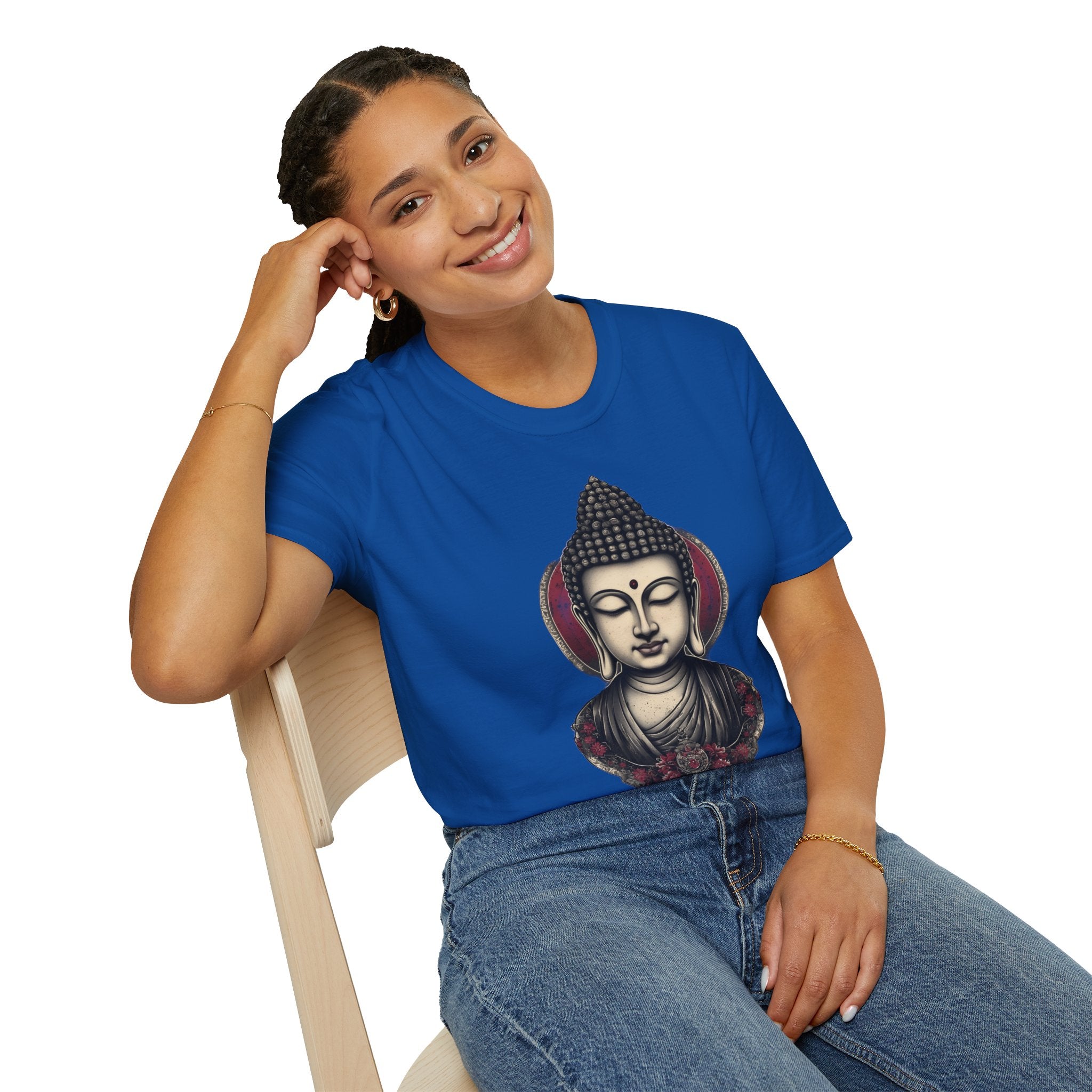 Buddha Portrait T-Shirt — Zen Meditation Graphic Tee