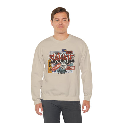 Sahajee Graphic Crewneck Sweatshirt — Urban Tagline Streetwear