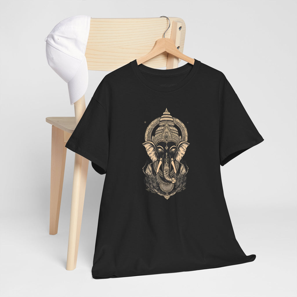 Elephant Mandala T‑Shirt — Spiritual Ganesha-Inspired Graphic Tee