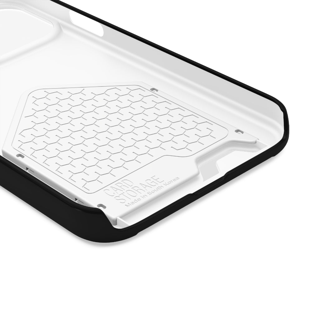 Sleek Phone Case with Card Holder – Unique Design, Gift for Students, Stylish Accessory, Everyday Use, Functional & Fashionable