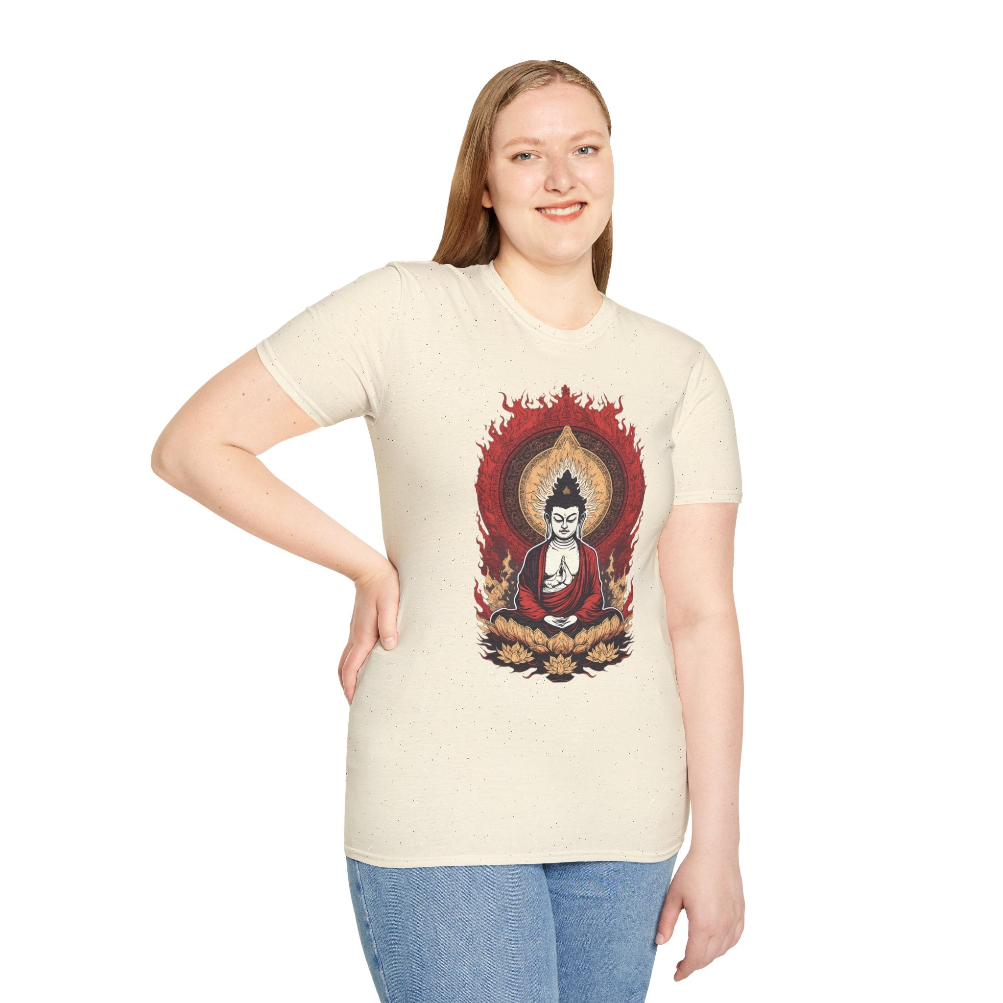 Buddha Lotus T-Shirt — Meditative Zen Graphic Tee