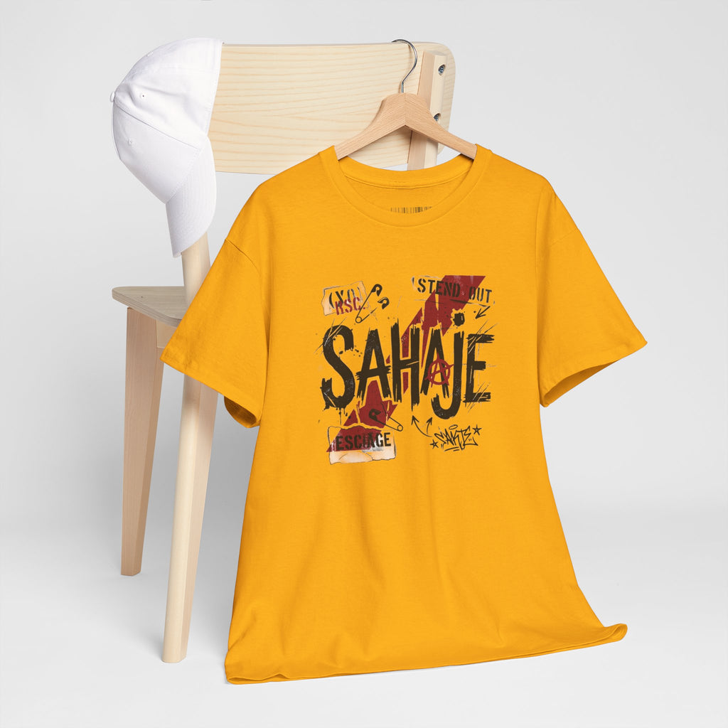 Sahaje Graphic Tee — Street Art Urban Casual T-Shirt