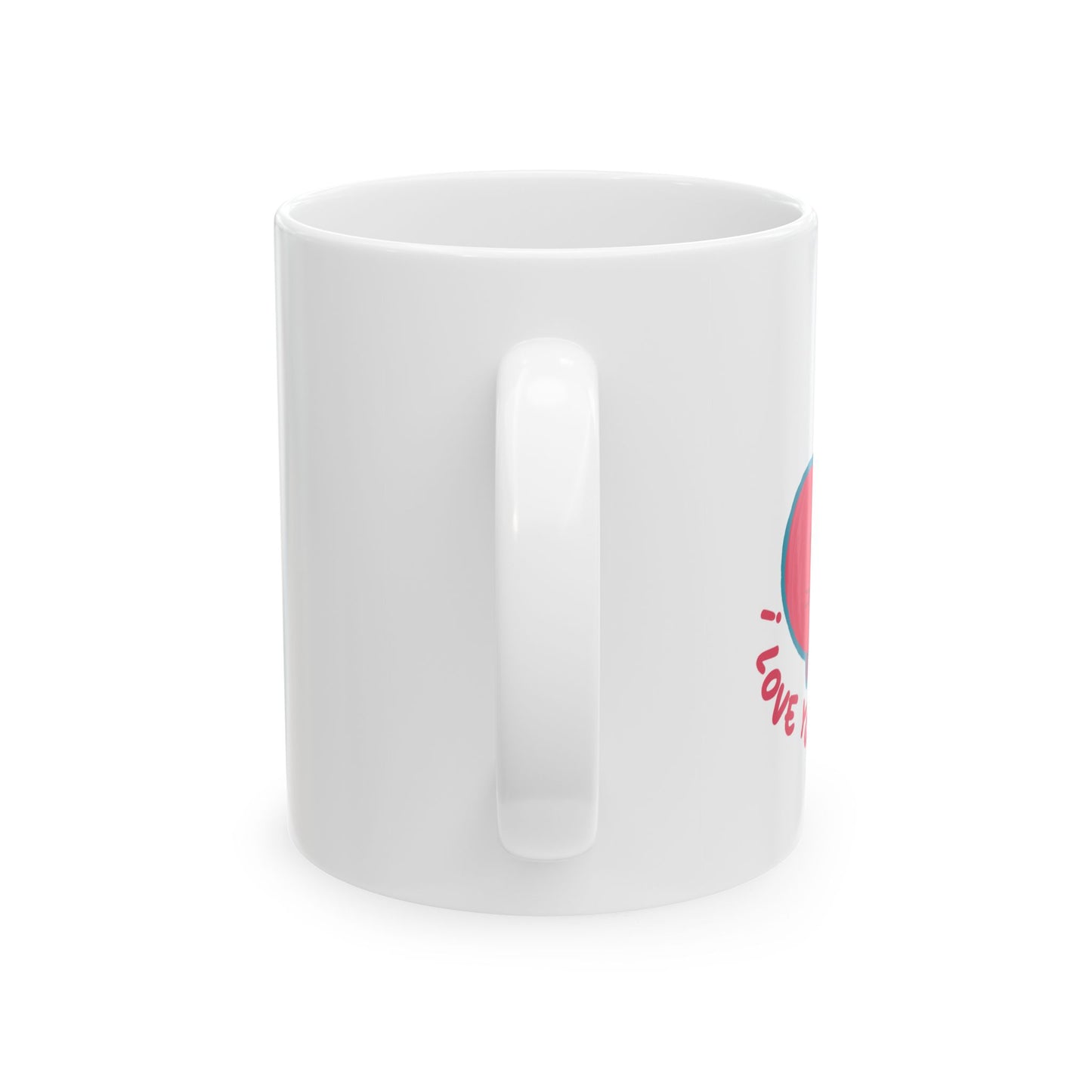 Cute Ceramic Mug - 'I Love Berry Much' - Perfect Gift for Friends, Coffee Lovers, Mother's Day, Valentine's Day, Cute Kitchen Decor