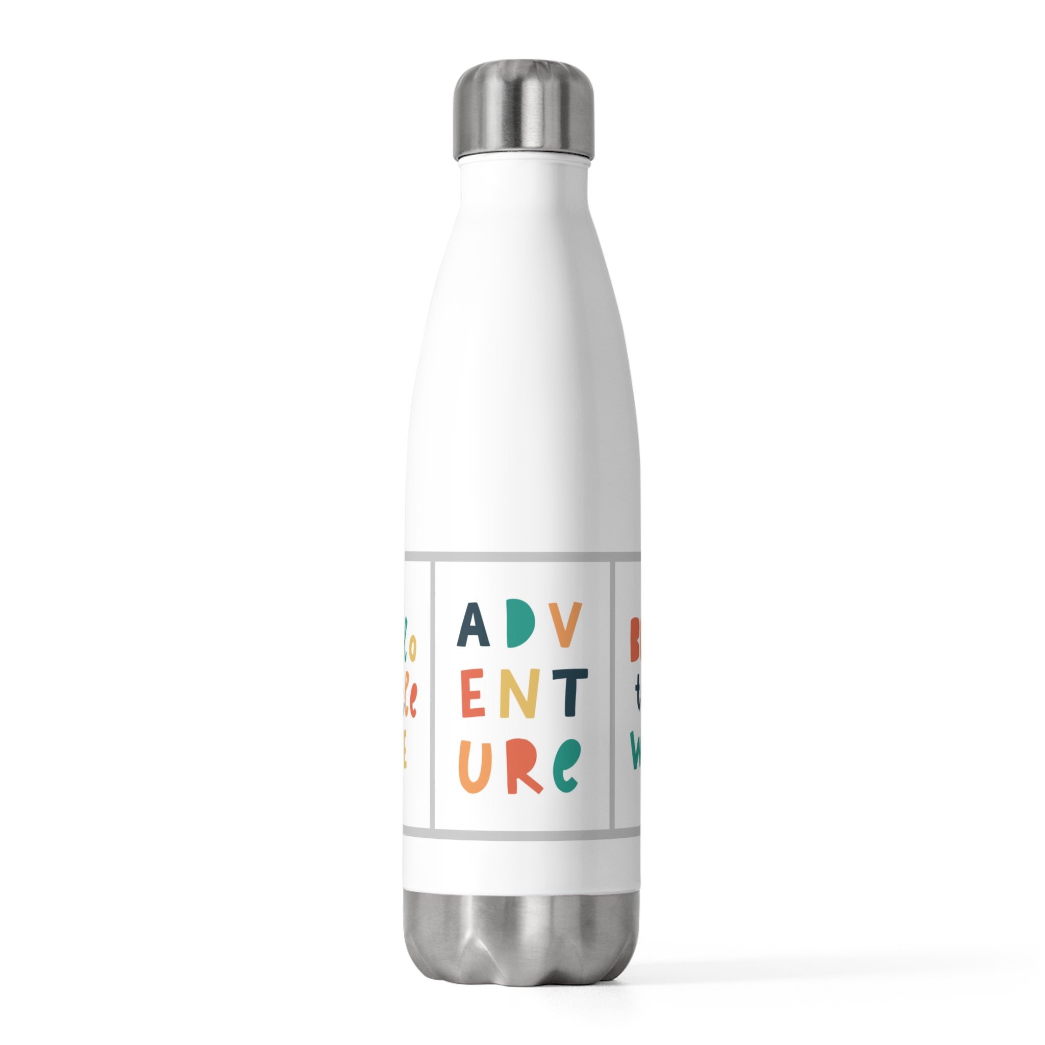 Adventure & Wild Insulated Water Bottle - Ideal for Outdoors, Travel, Gifts, Hiking, Camping, Personalized Water Bottle