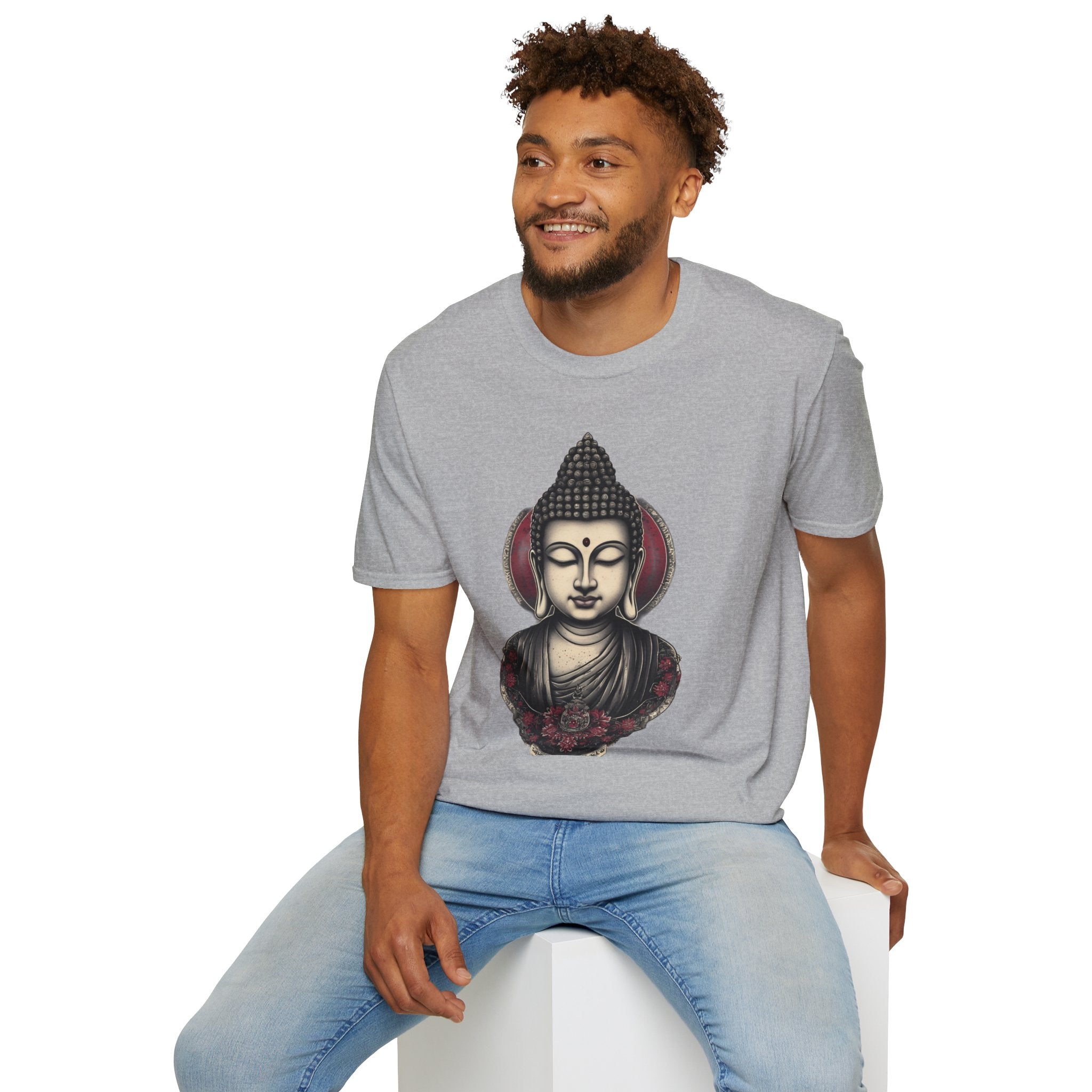 Buddha Portrait T-Shirt — Zen Meditation Graphic Tee