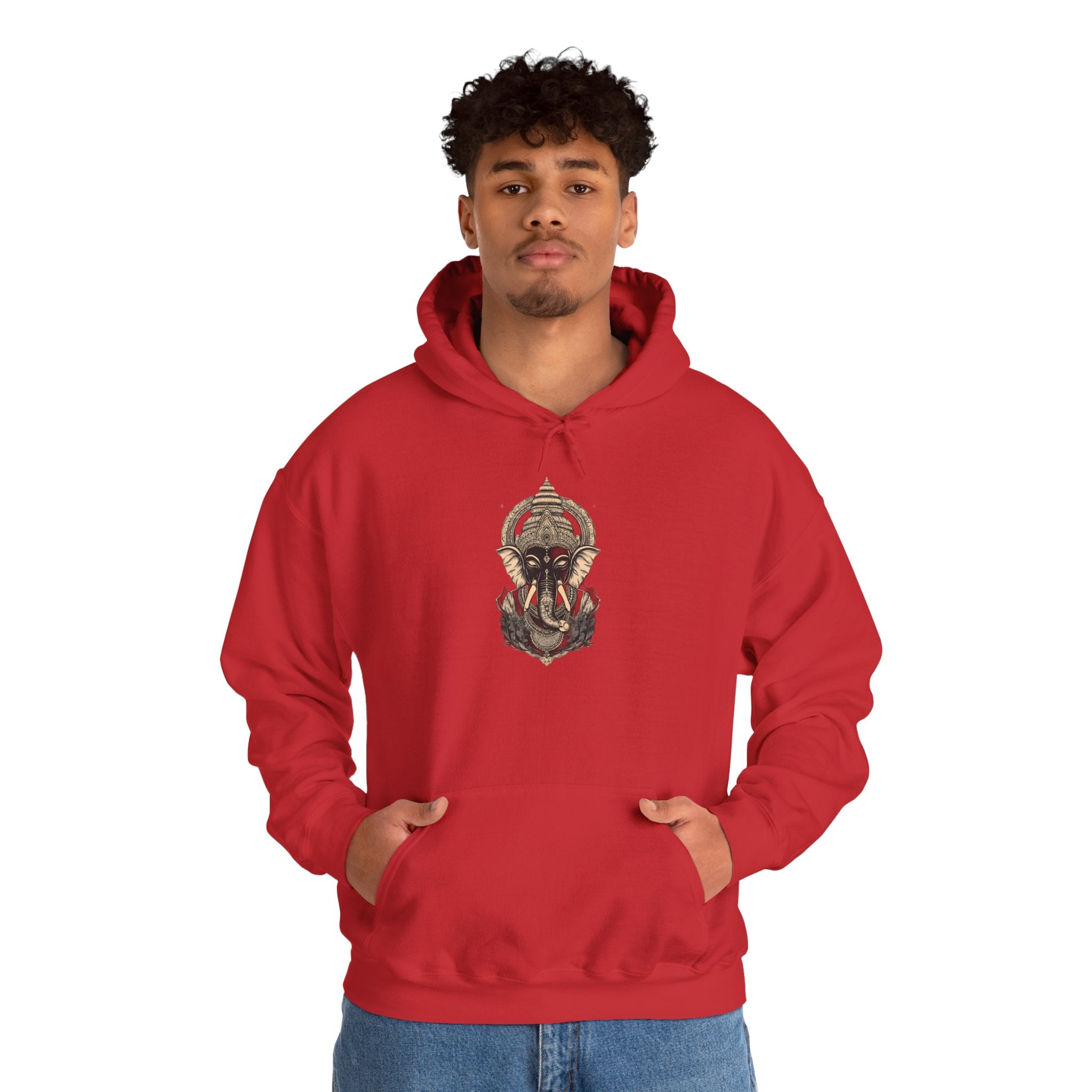Egyptian Pharaoh Helmet Hoodie — Ancient Warrior Graphic Sweatshirt