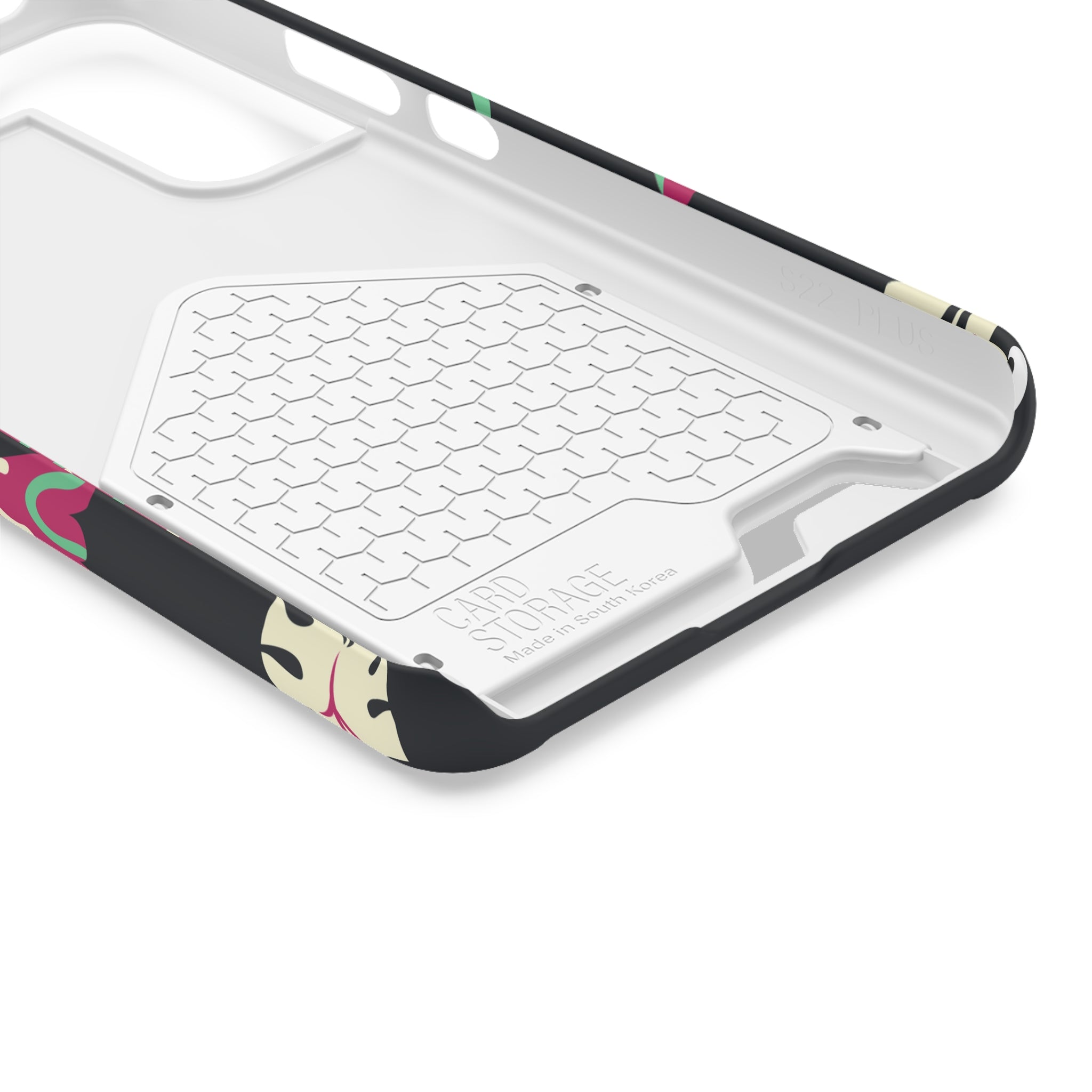 Vibrant Phone Case with Card Holder, Stylish Phone Accessory, Colorful Gift for Her, Boho Phone Cover, Trendy Mobile Case