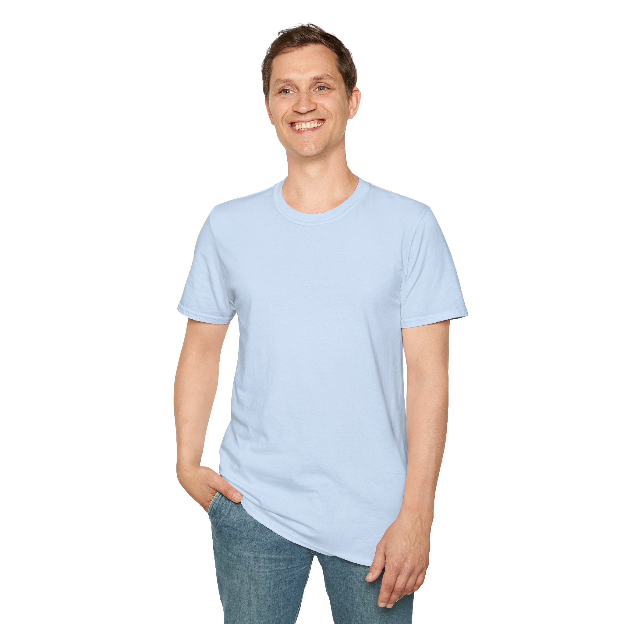 Abstract Geometric Graphic T-Shirt — 'Sahahe' Modern Art Back Print