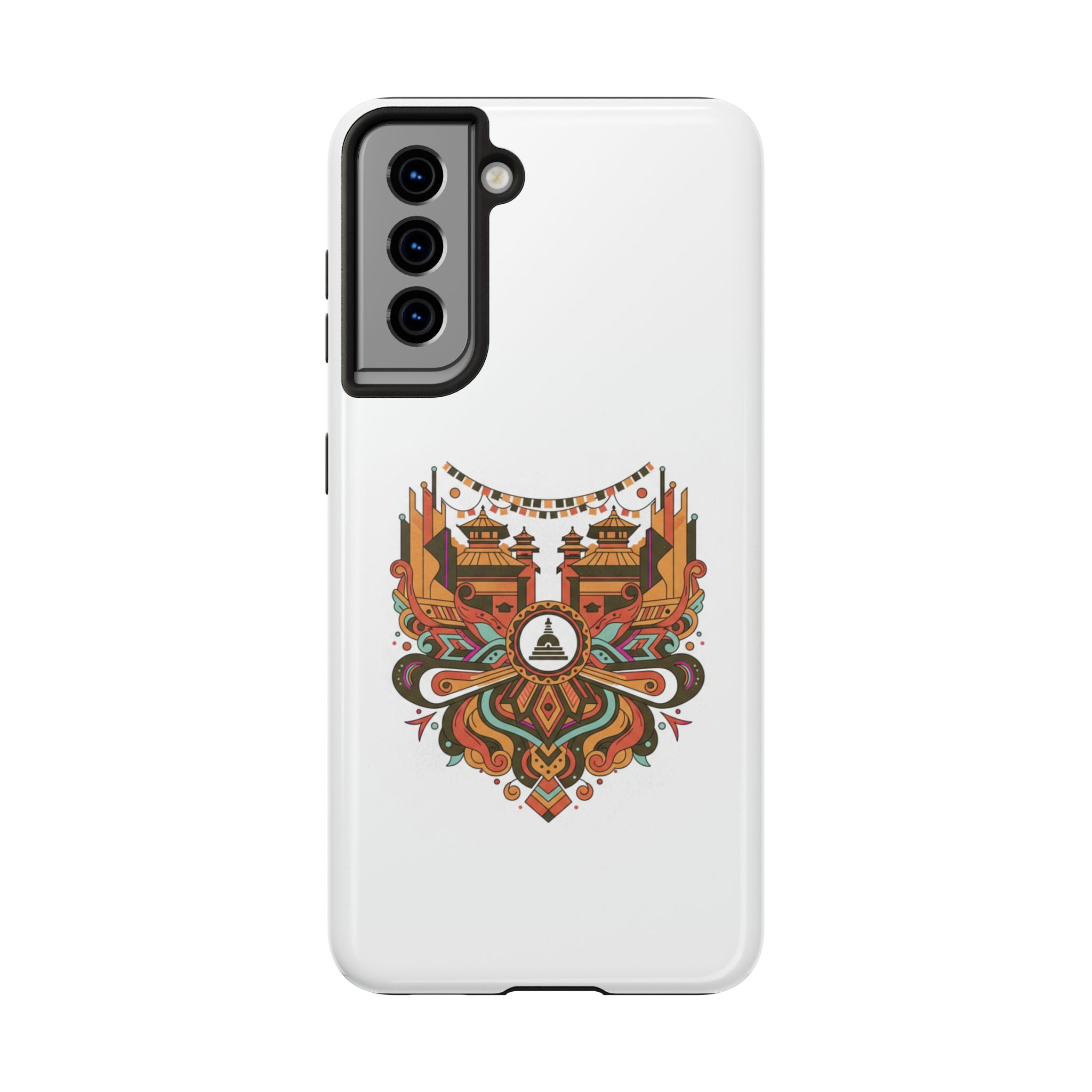 Tough Phone Case — Vintage Temple Mandala Design