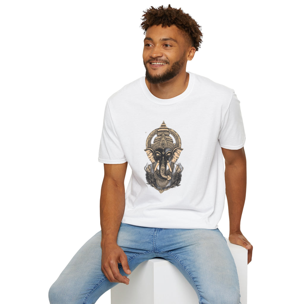 Elephant Mandala T-Shirt — Spiritual Ganesha Graphic Tee
