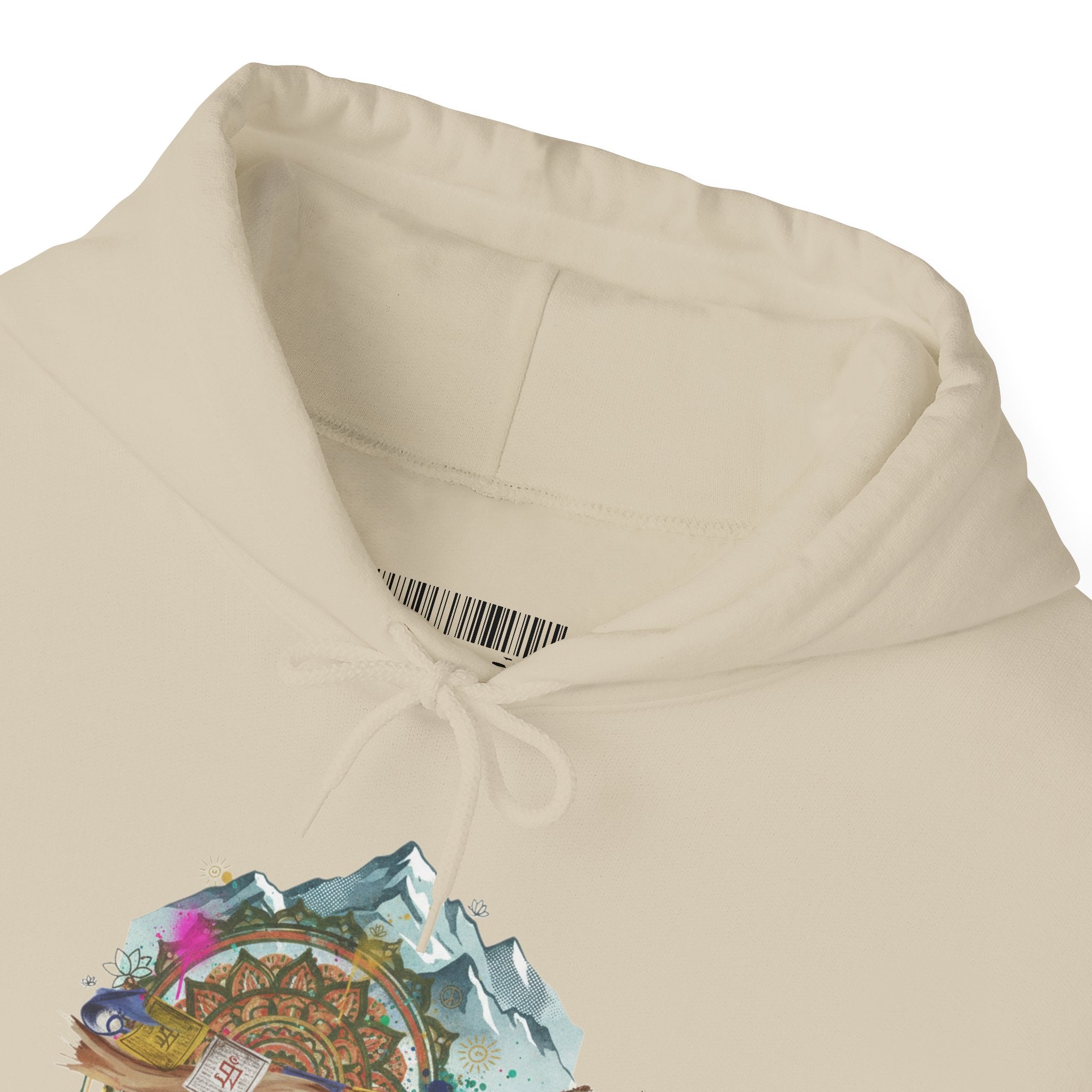 Adventure Landscape Hoodie — Cozy Mountain & Cabin Graphic Sweatshirt