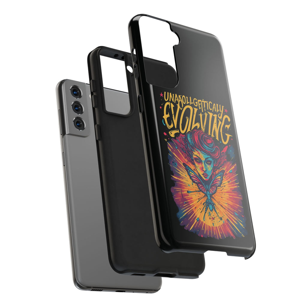 Evolving Butterfly Phone Case — "Unapologetically Evolving" Artistic Protective Case