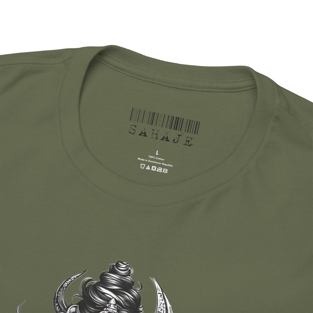 Shiva Portrait Tee — Hindu God Shiva Graphic T-Shirt