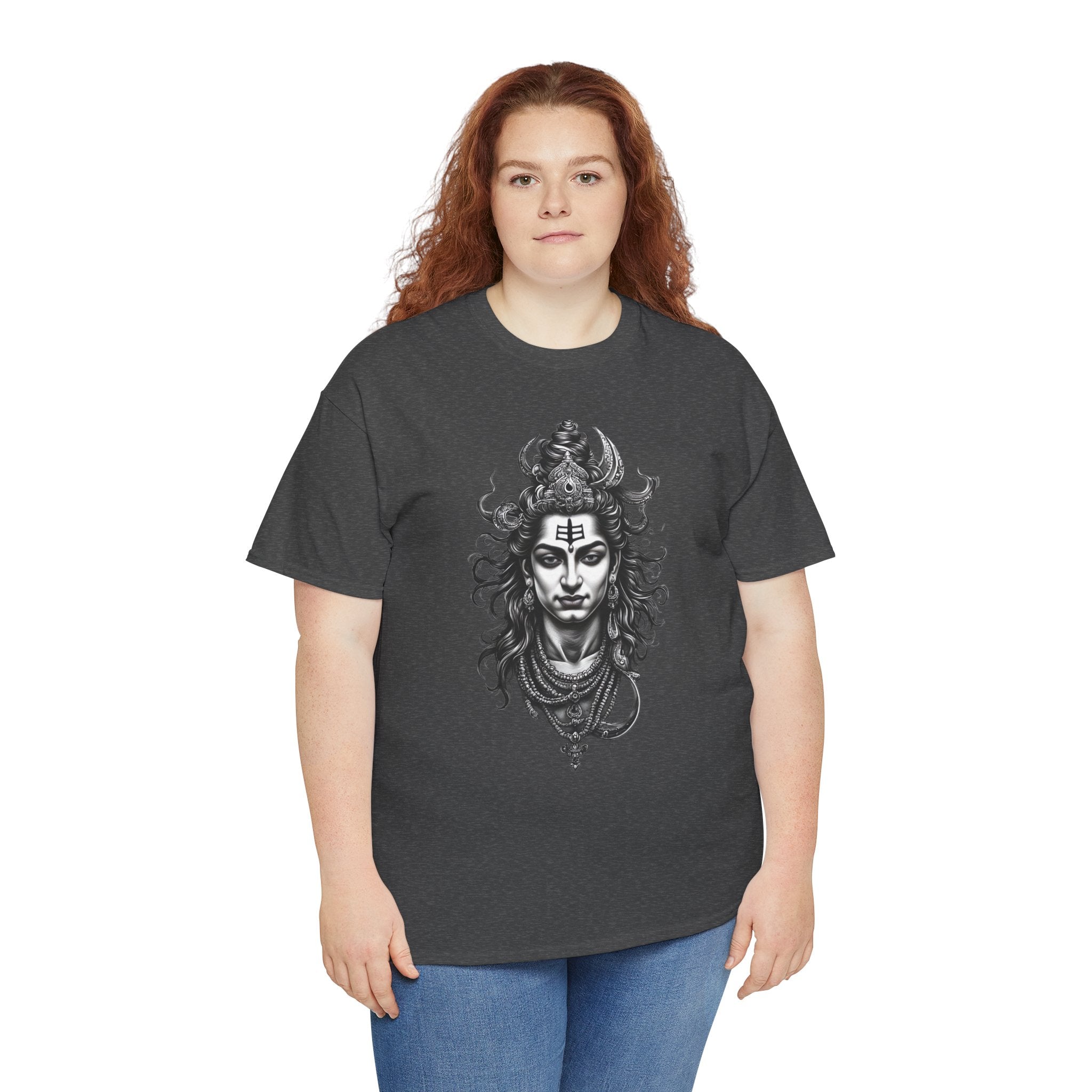 Shiva Portrait Tee — Hindu God Shiva Graphic T-Shirt