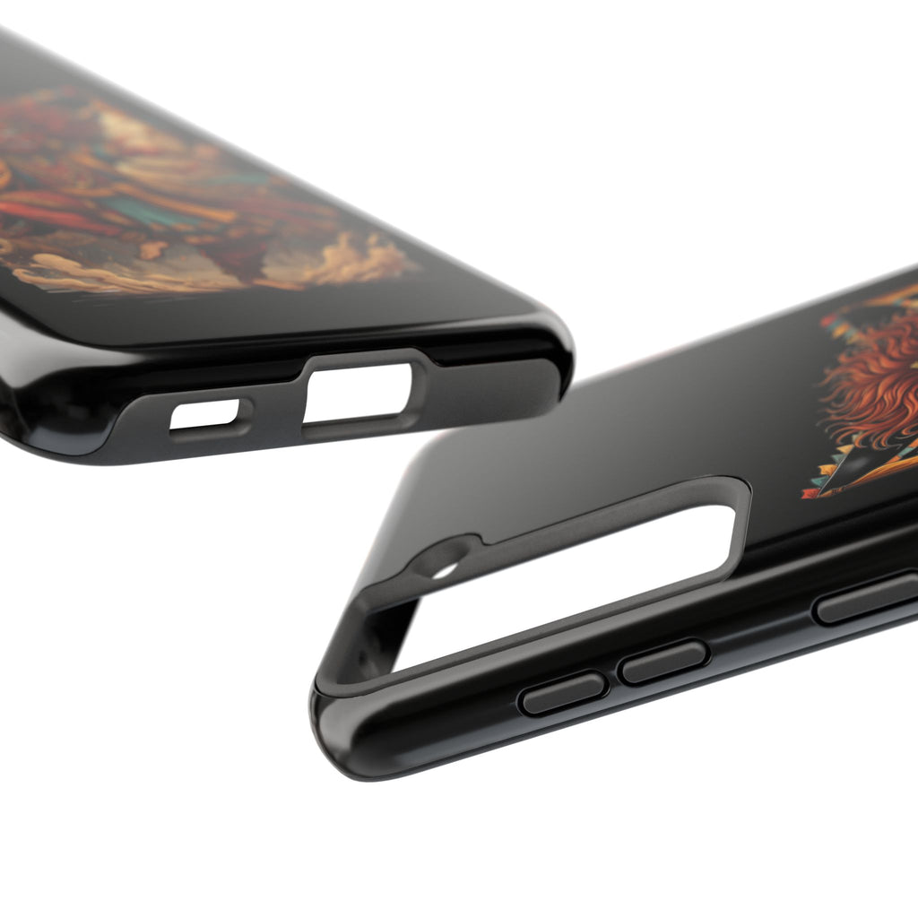 Tibetan Demon Dance Tough Phone Case — Bold Mythic Protective Cover