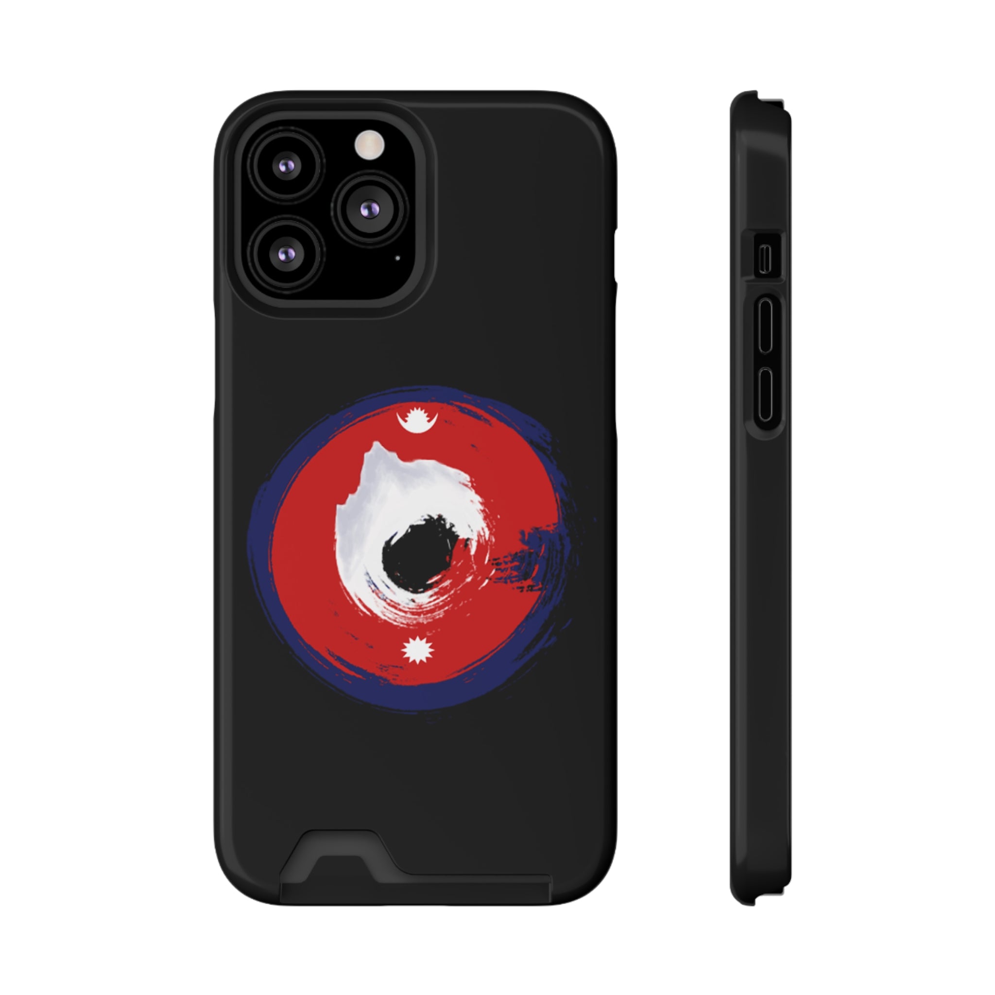 Sleek Phone Case with Card Holder – Unique Design, Gift for Students, Stylish Accessory, Everyday Use, Functional & Fashionable