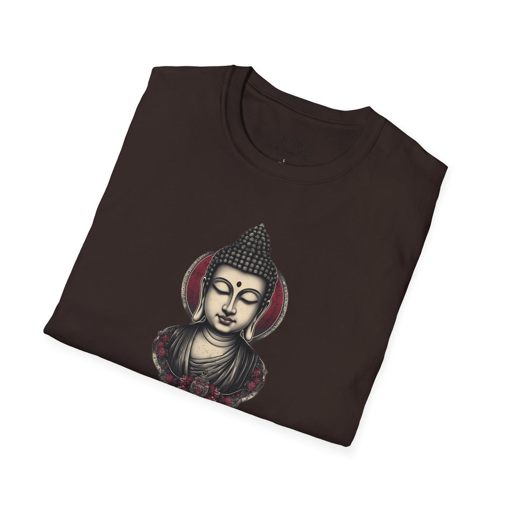 Buddha Portrait Tee — Zen Meditation Graphic T-Shirt