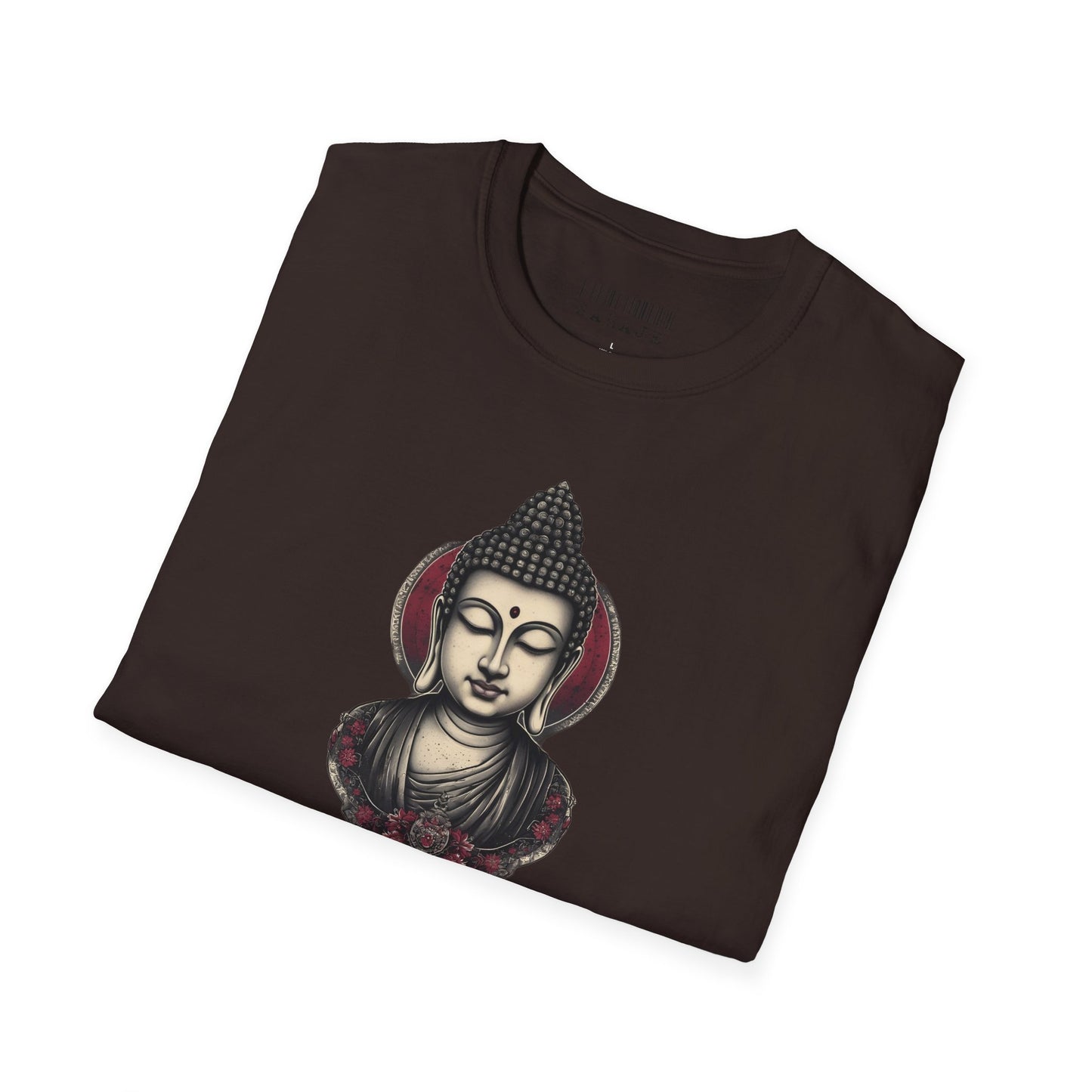 Buddha Portrait Tee — Zen Meditation Graphic T-Shirt